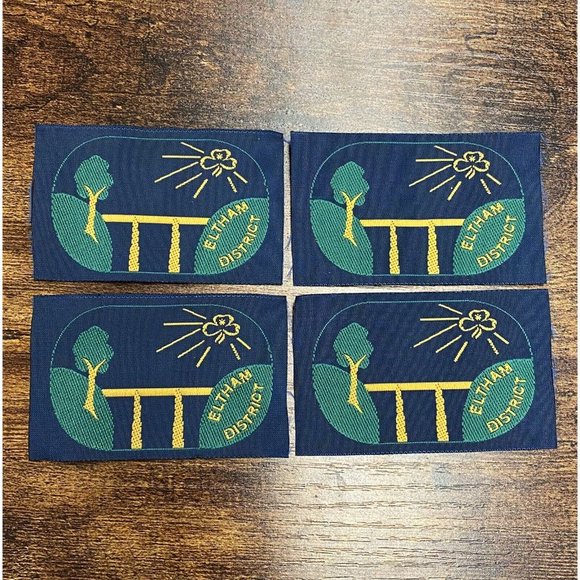 Girl Guides Australia ELTHAM DISTRICT Ribbon Patch LOT 4 - Picture 2 of 5